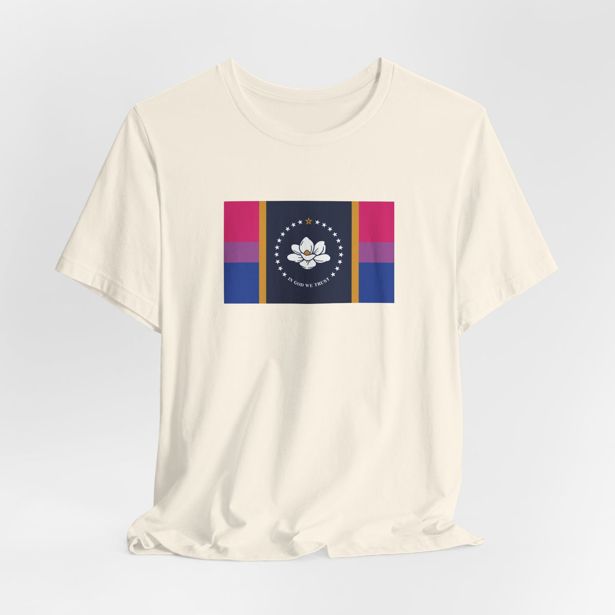 Mississippi Bisexual Pride Flag T-shirt, Several Color Options