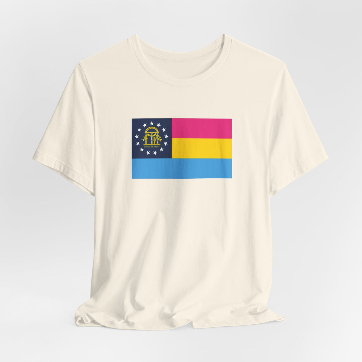 Georgia Pansexual Pride Flag T-shirt, Several Color Options