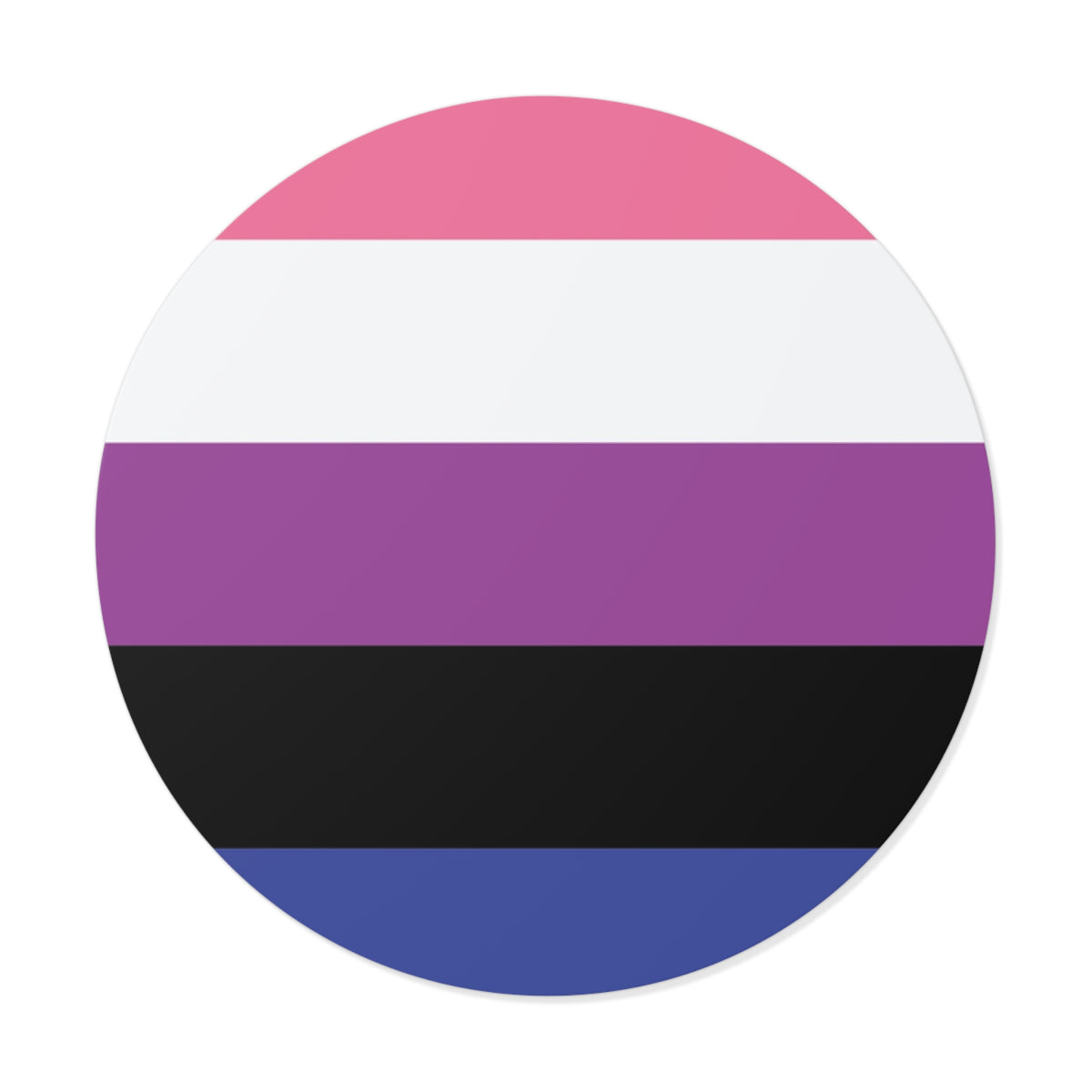 Genderfluid Pride Flag Vinyl Sticker
