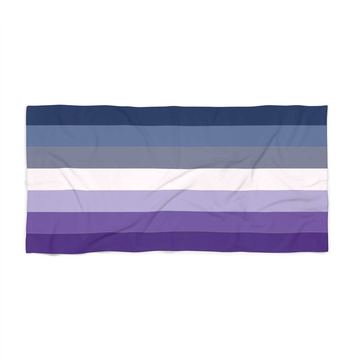 Butch Lesbian Pride Flag Beach Towel - horizontal stripe deco