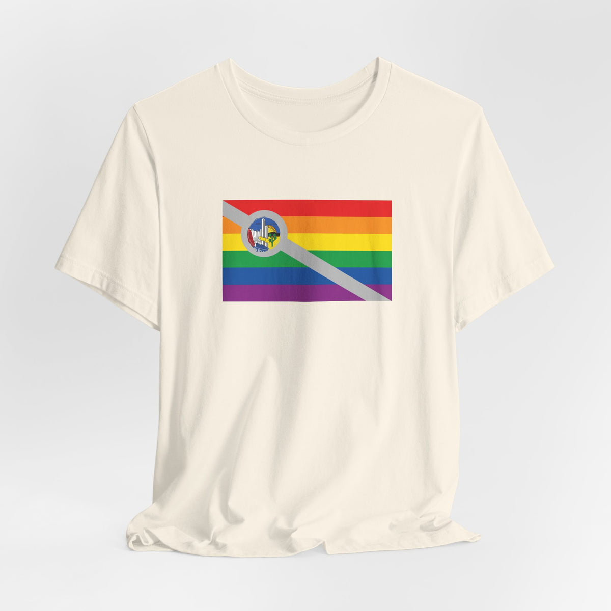 Las Vegas, Nevada Rainbow Pride Flag T-shirt, Several Color Options