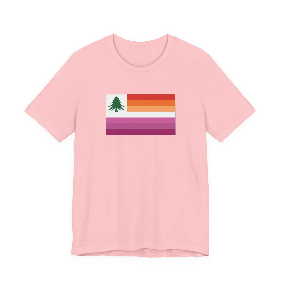 New England Lesbian Pride Flag T-shirt, Several Color Options
