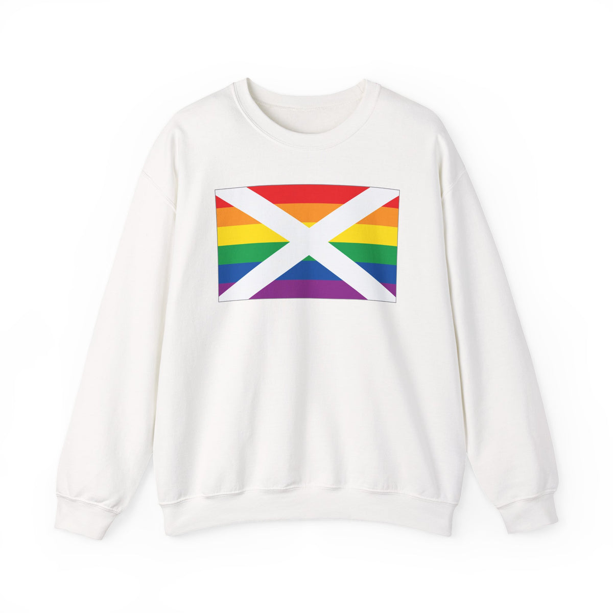 Alabama Rainbow Pride Flag Unisex Crewneck Sweatshirt, White, Black or Light Pink