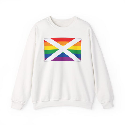 Alabama Rainbow Pride Flag Unisex Crewneck Sweatshirt, White, Black or Light Pink