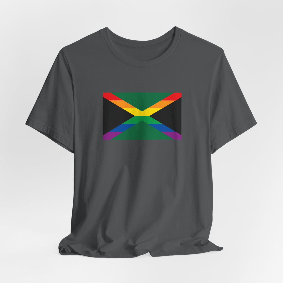 Jamaica Rainbow Pride Flag T-shirt, Several Color Options