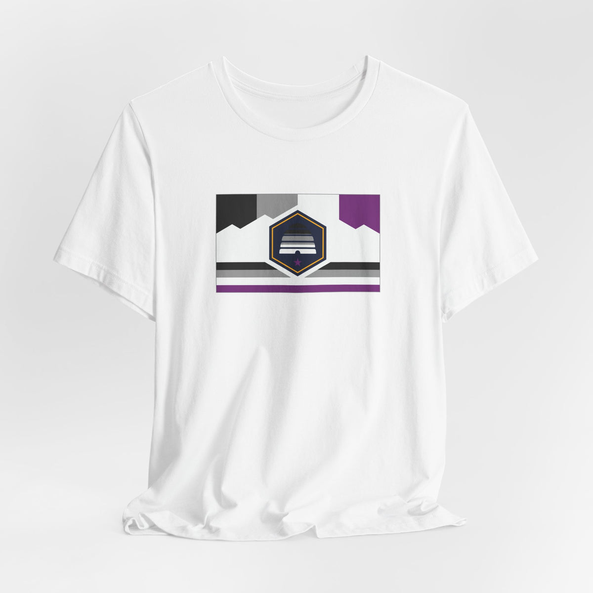 Utah Asexual Pride Flag T-shirt, Several Color Options