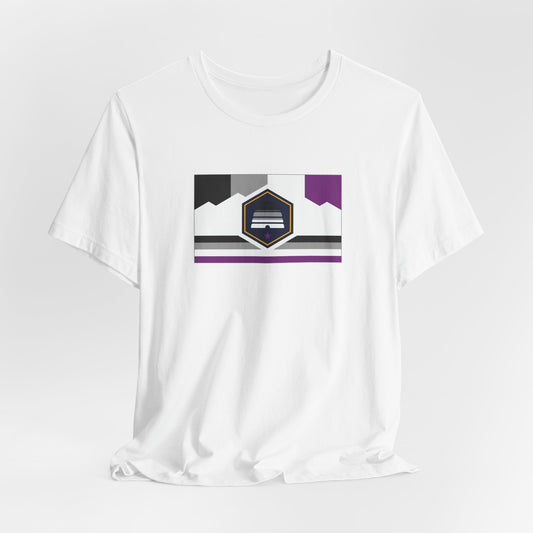 Utah Asexual Pride Flag T-shirt, Several Color Options