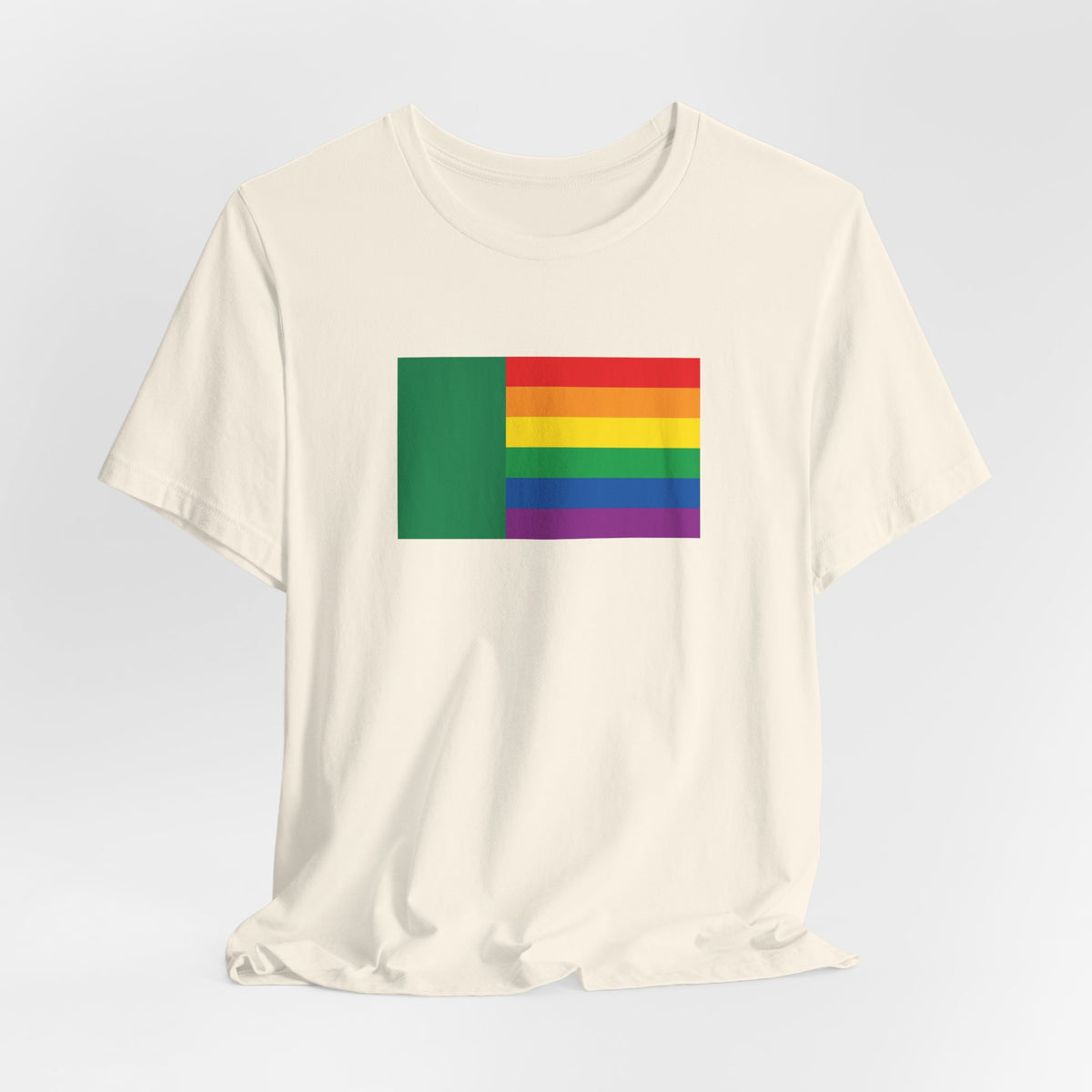 Benin Rainbow Pride Flag T-shirt, Several Color Options