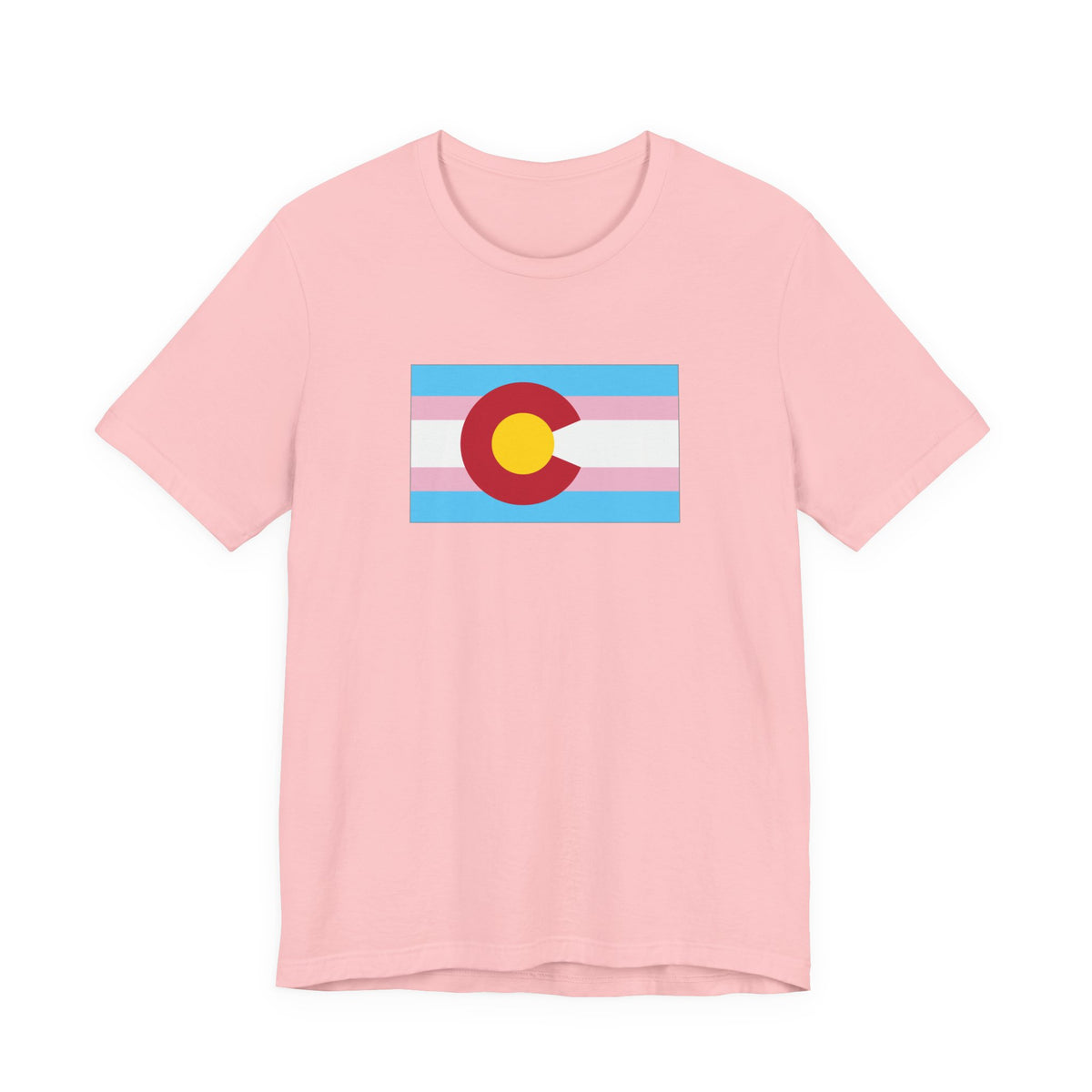Colorado Transgender Pride Flag T-shirt, Several Color Options