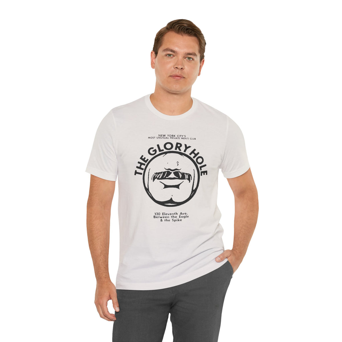 THE GLORY HOLE T-shirt — Vintage NYC Men's Club Tee