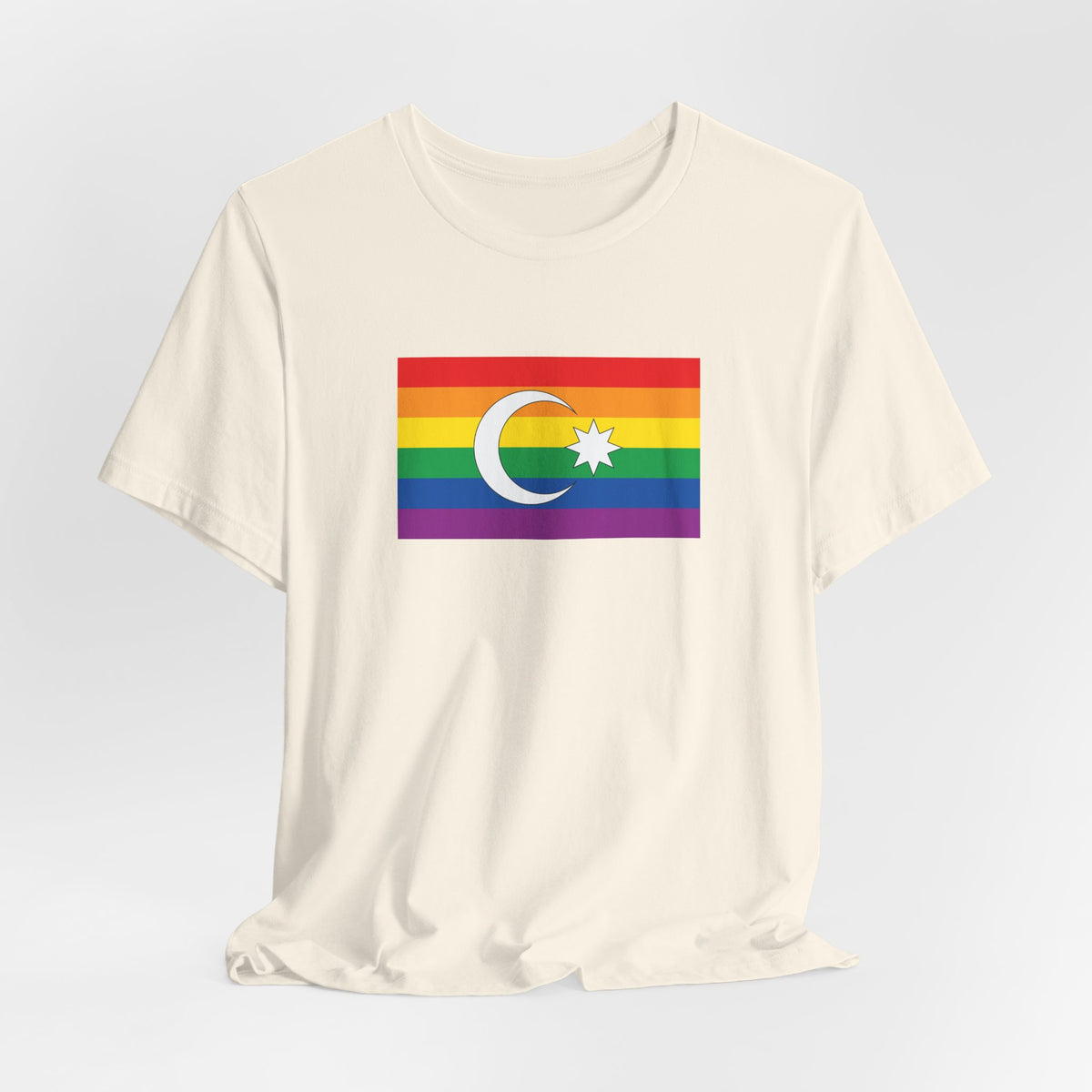Azerbaijan Rainbow Pride Flag T-shirt, Several Color Options
