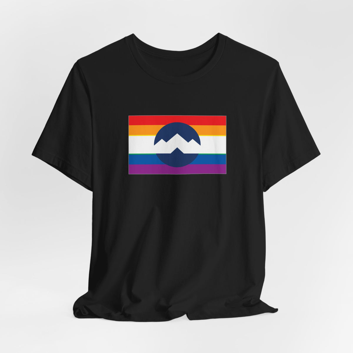 Ogden, Utah Rainbow Pride Flag T-shirt, Several Color Options