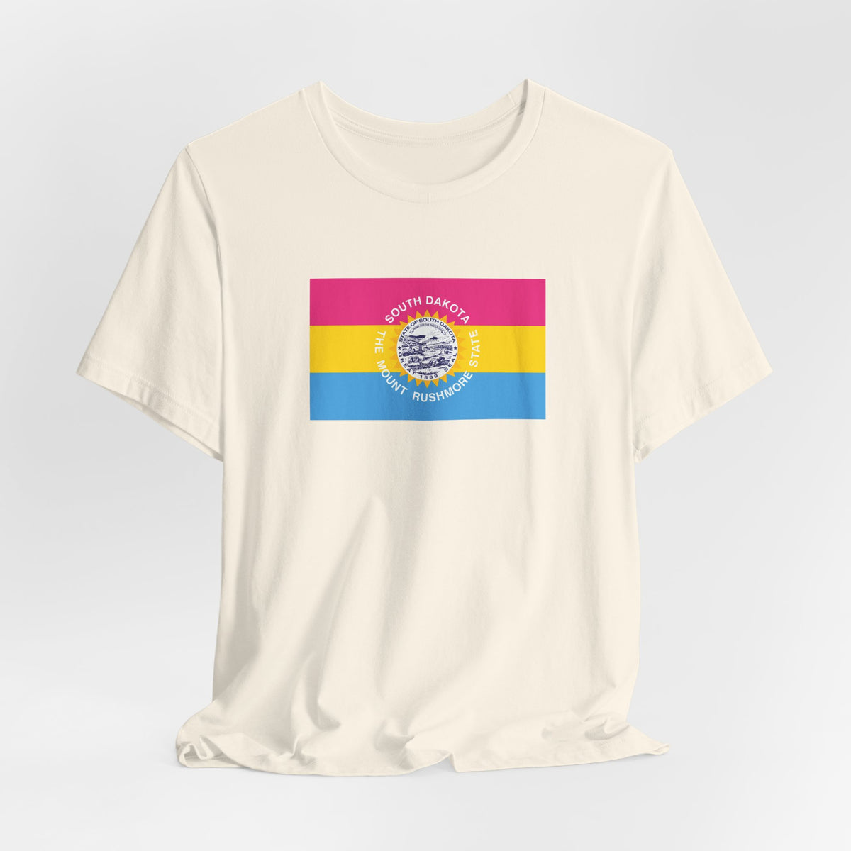 South Dakota Pansexual Pride Flag T-shirt, Several Color Options