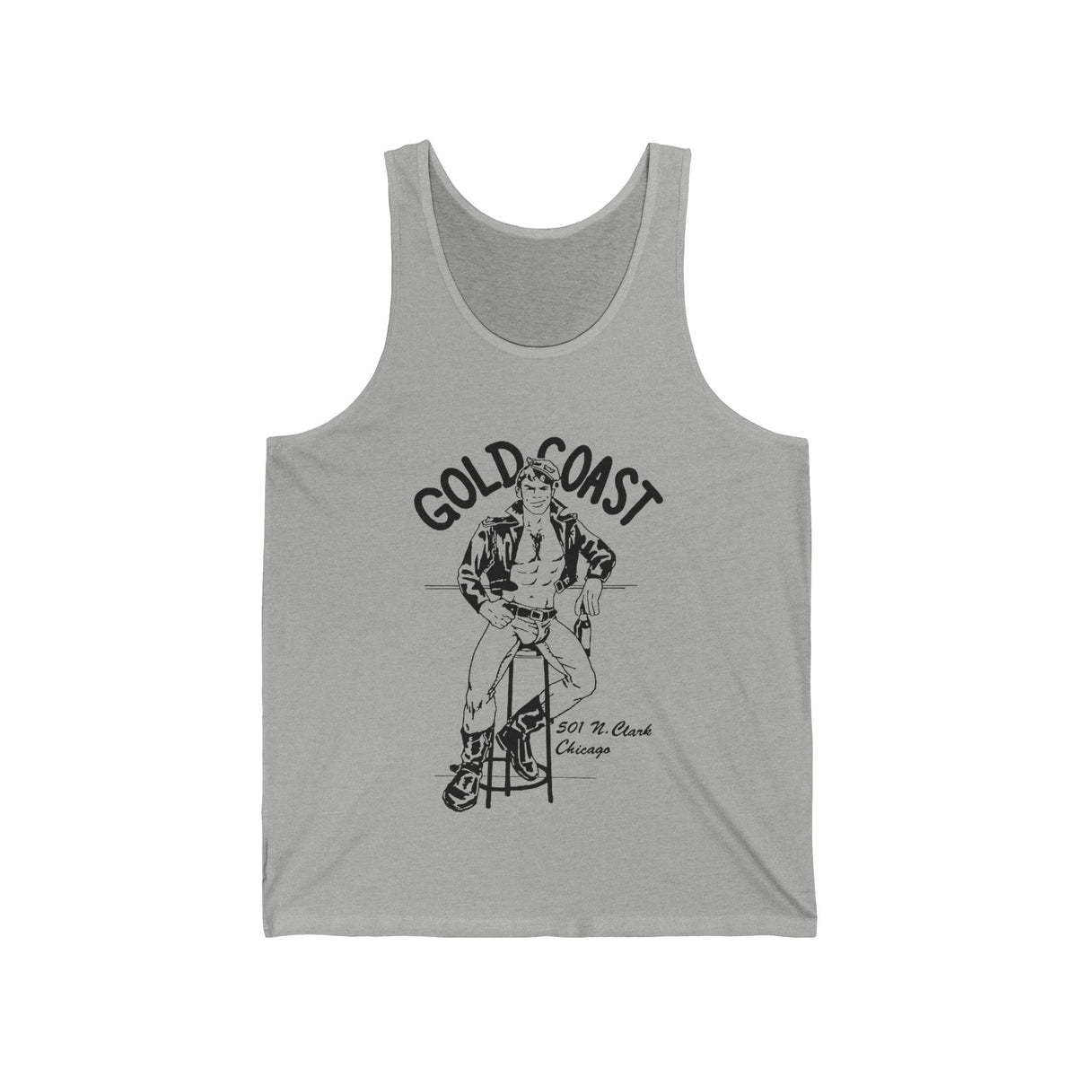 GOLD COAST Tank Top - Historic Queer Bar & Leather Culture Tribute