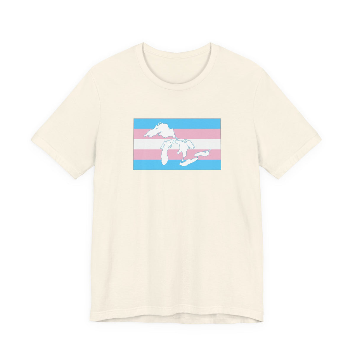 Great Lakes Region Transgender Pride Flag T-shirt, Several Color Options