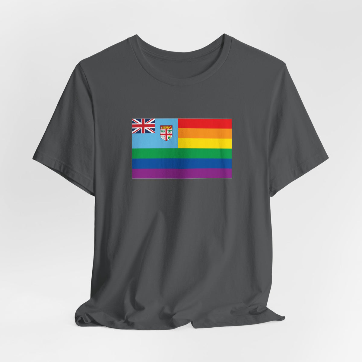 Fiji Rainbow Pride Flag T-shirt, Several Color Options