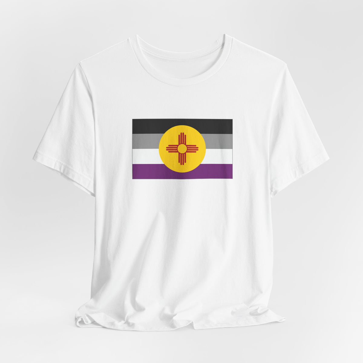 New Mexico Asexual Pride Flag T-shirt, Several Color Options