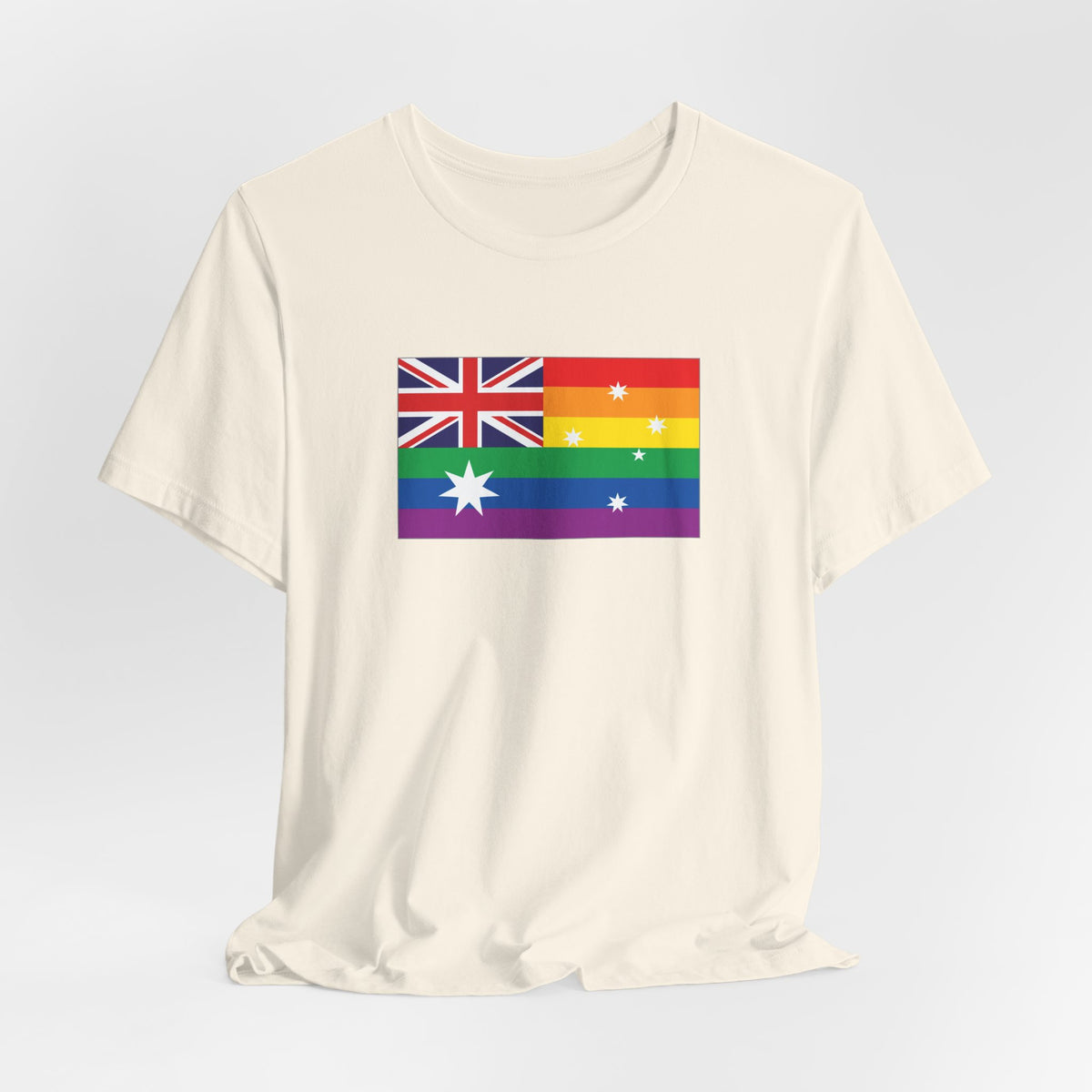 Australia Rainbow Pride Flag T-shirt, Several Color Options