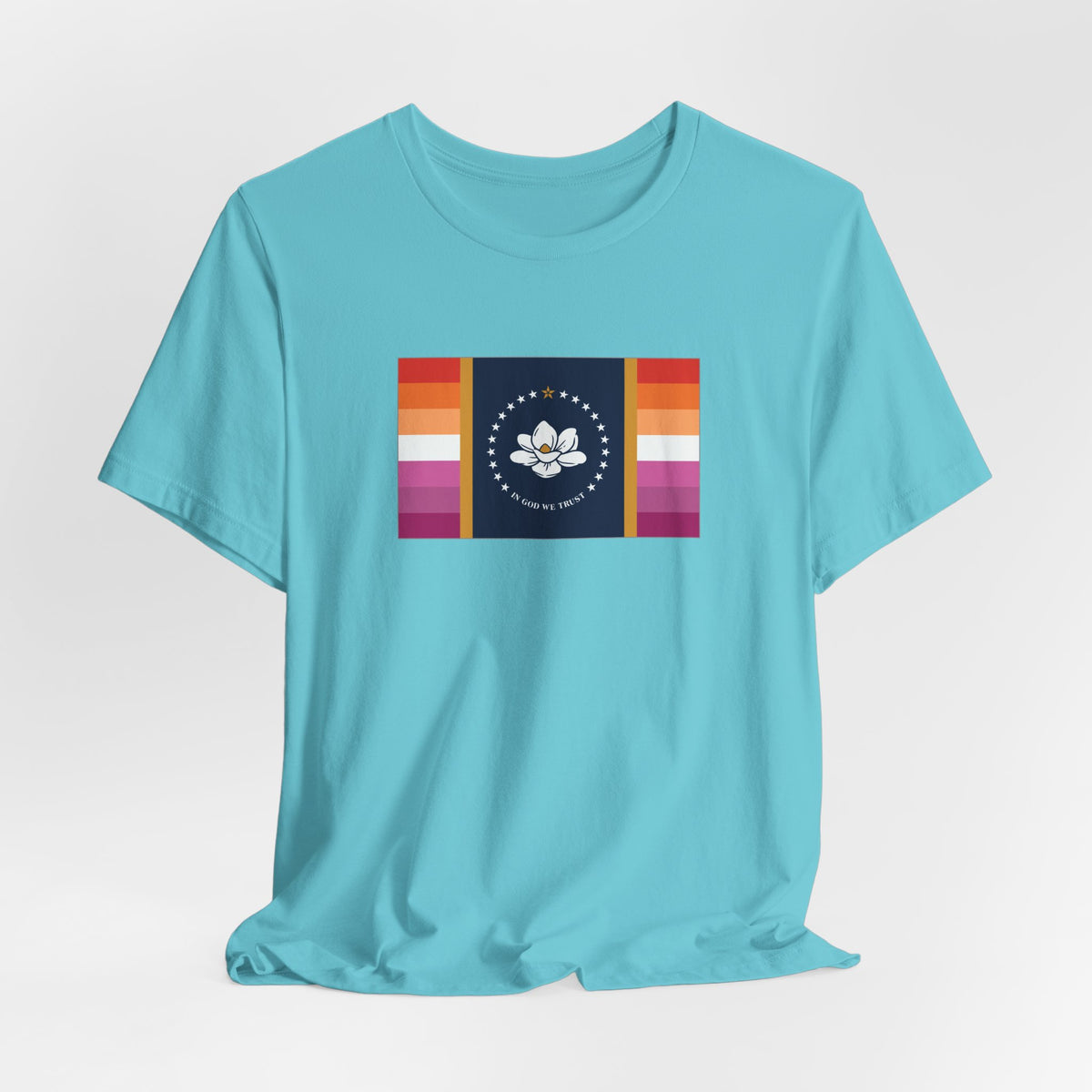 Mississippi Lesbian Pride Flag T-shirt, Several Color Options