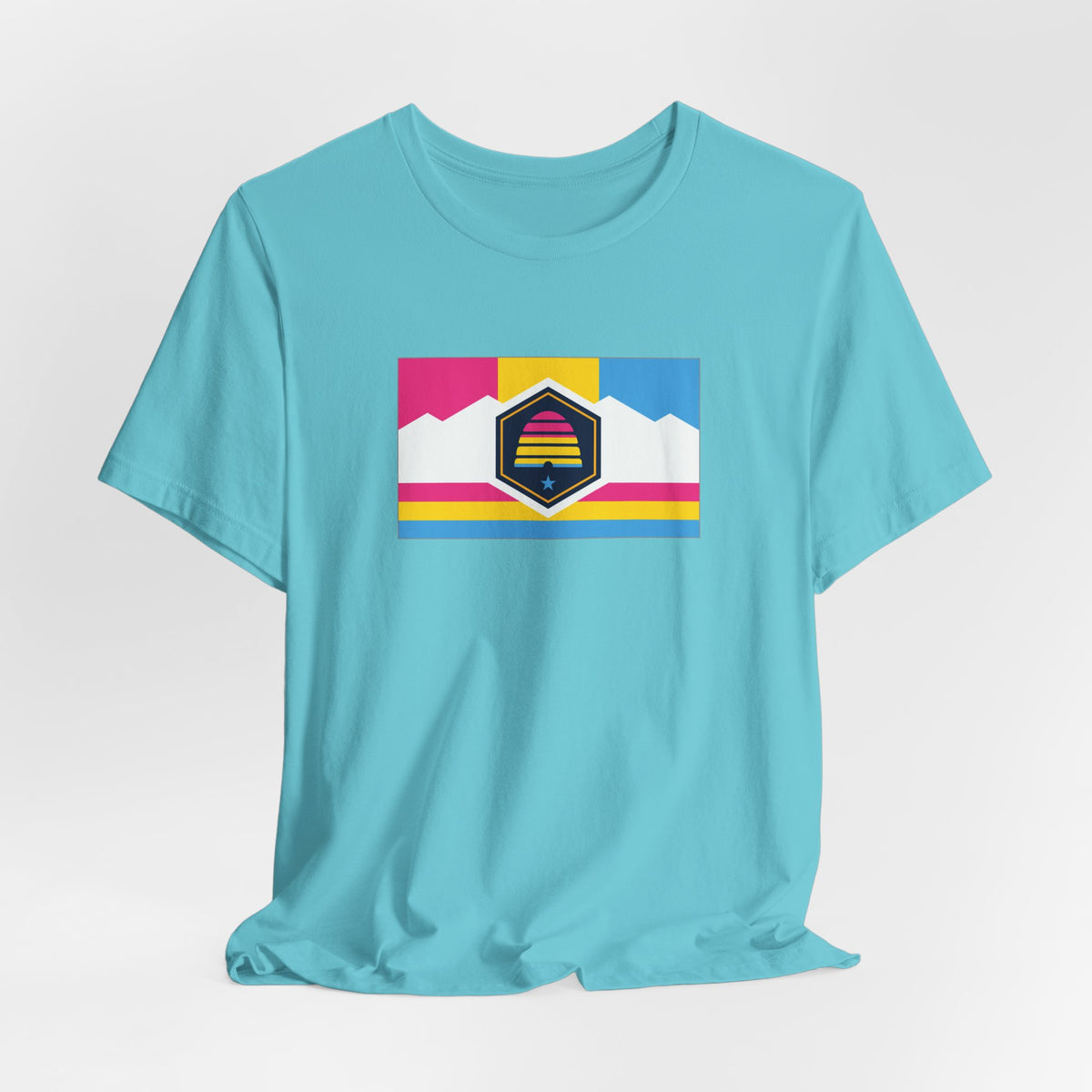 Utah Pansexual Pride Flag T-shirt, Several Color Options
