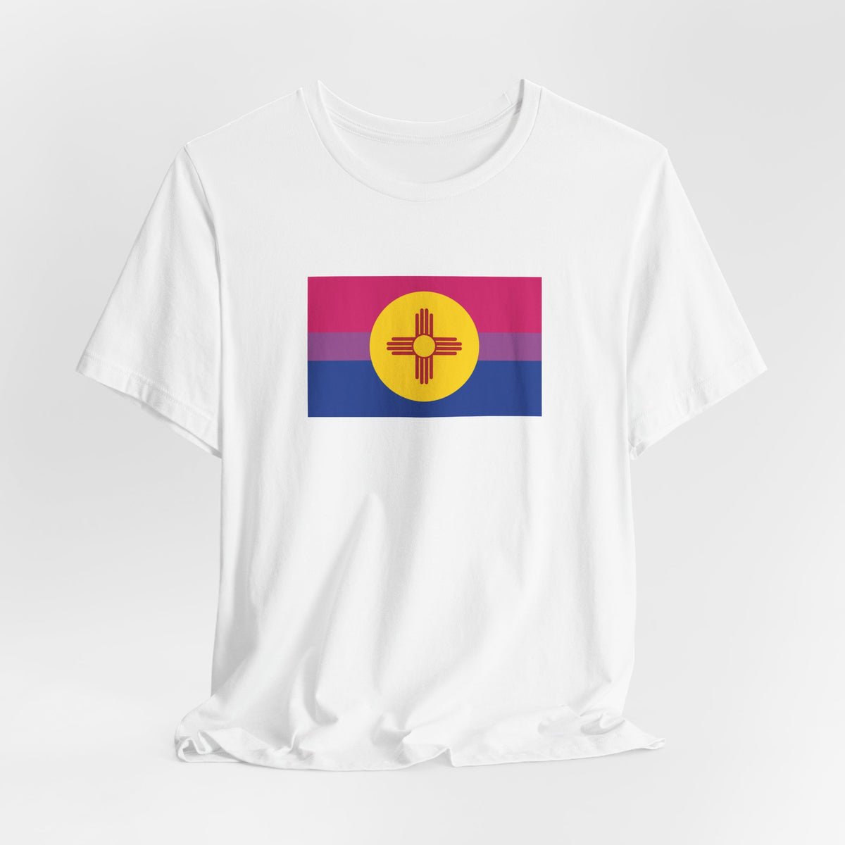 New Mexico Bisexual Pride Flag T-shirt, Several Color Options