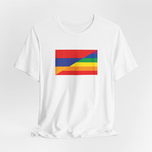 Armenia Rainbow Pride Flag T-shirt, Several Color Options