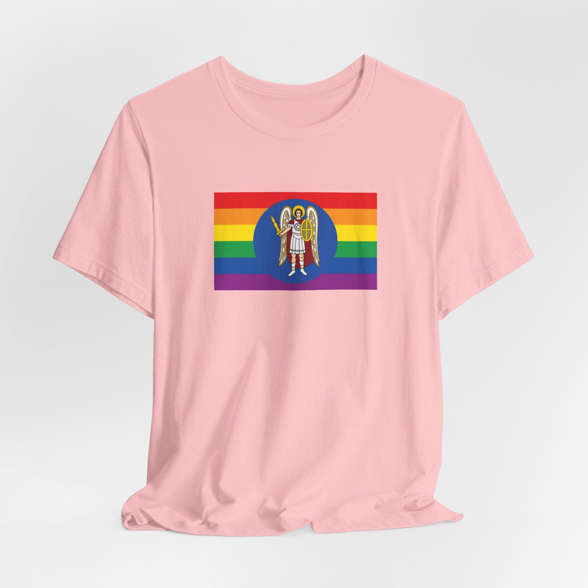 Kyiv, Ukraine Rainbow Pride Flag T-shirt, Several Color Options