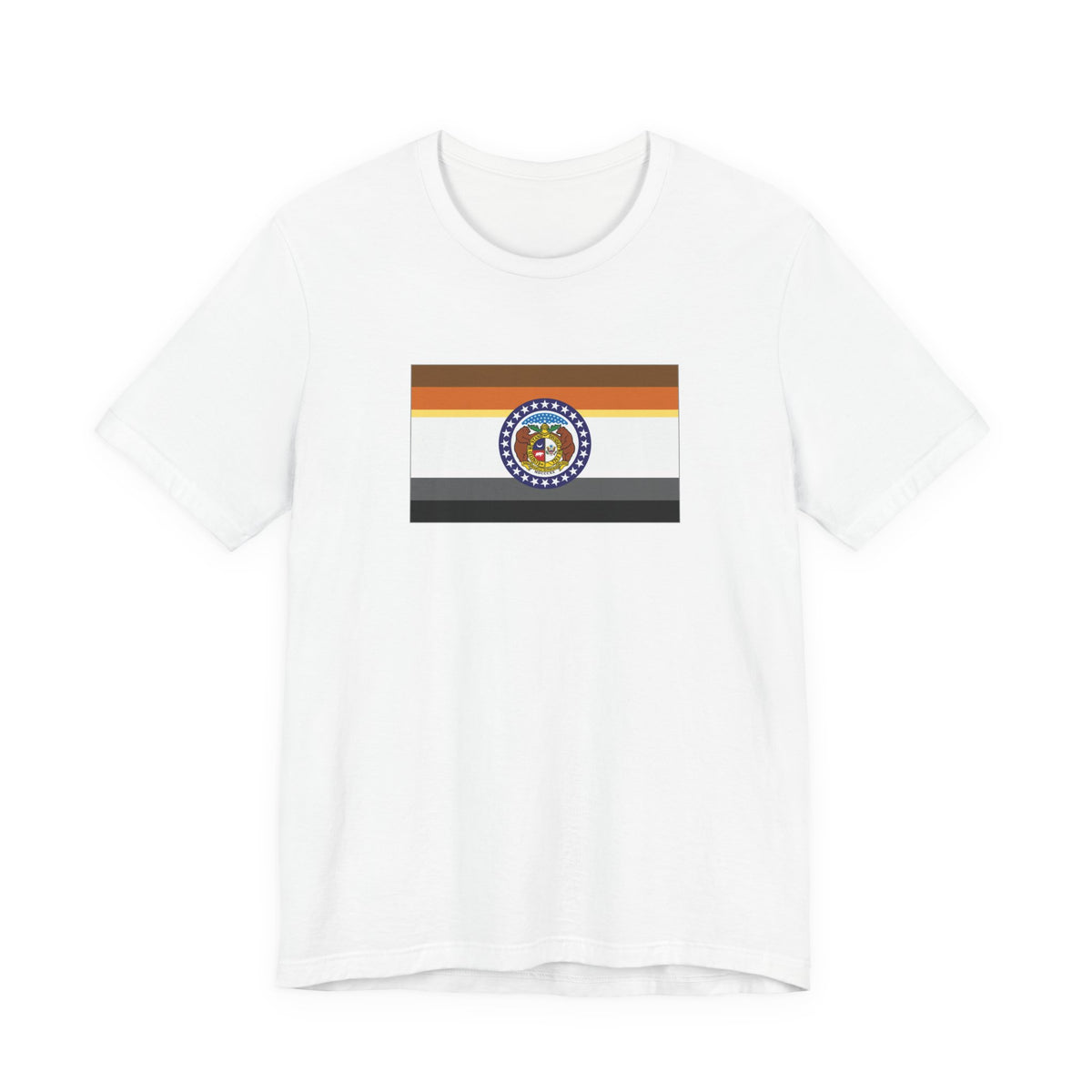 Missouri Bear Pride Flag T-shirt, Several Color Options