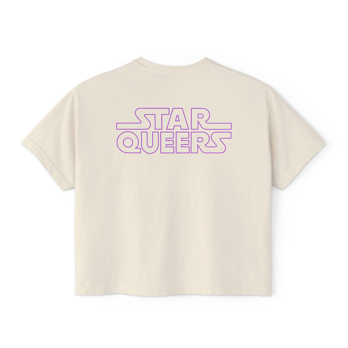 Star Queers Women's Boxy Tee - Retro Graphic T-Shirt