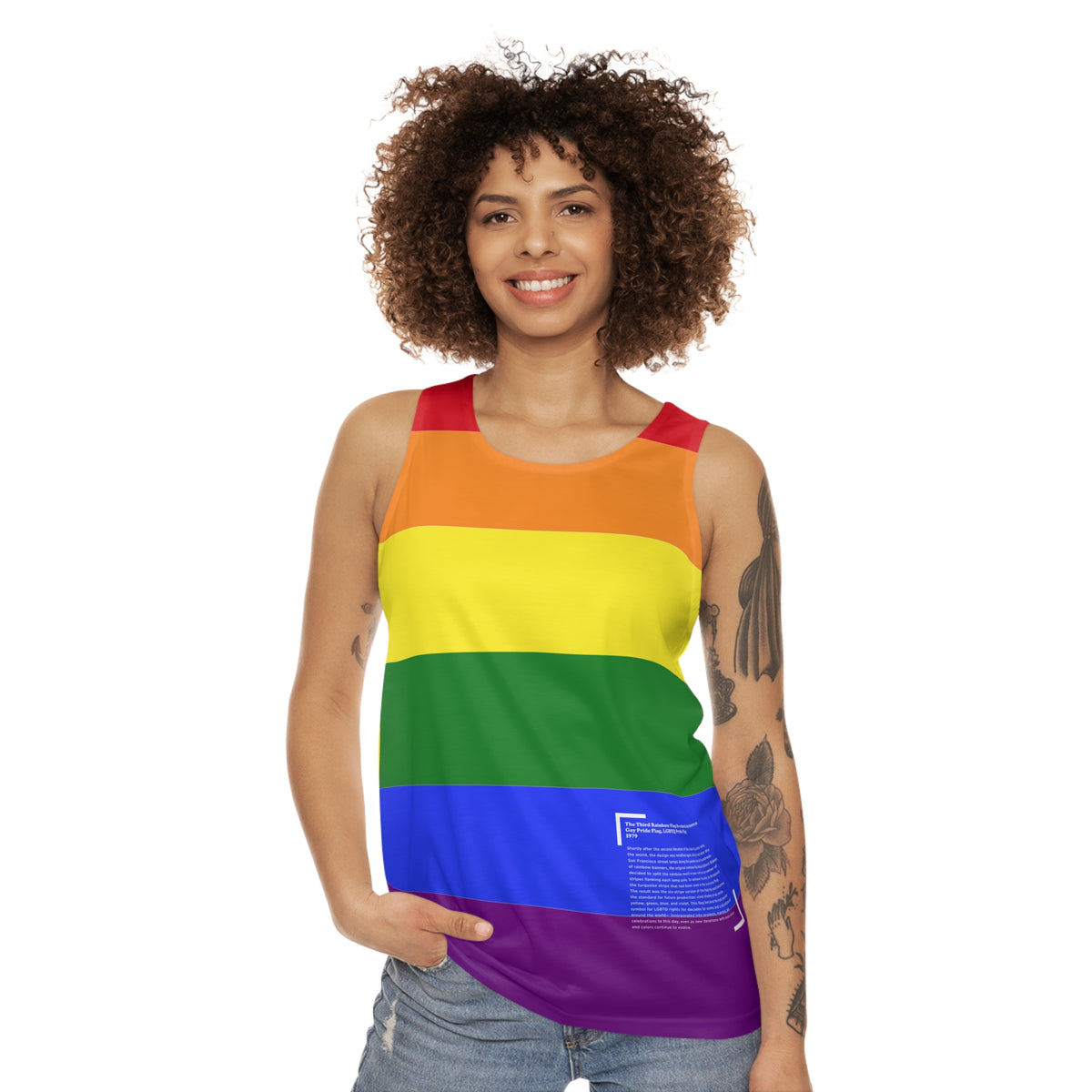 1979 Pride Flag History Tank Top