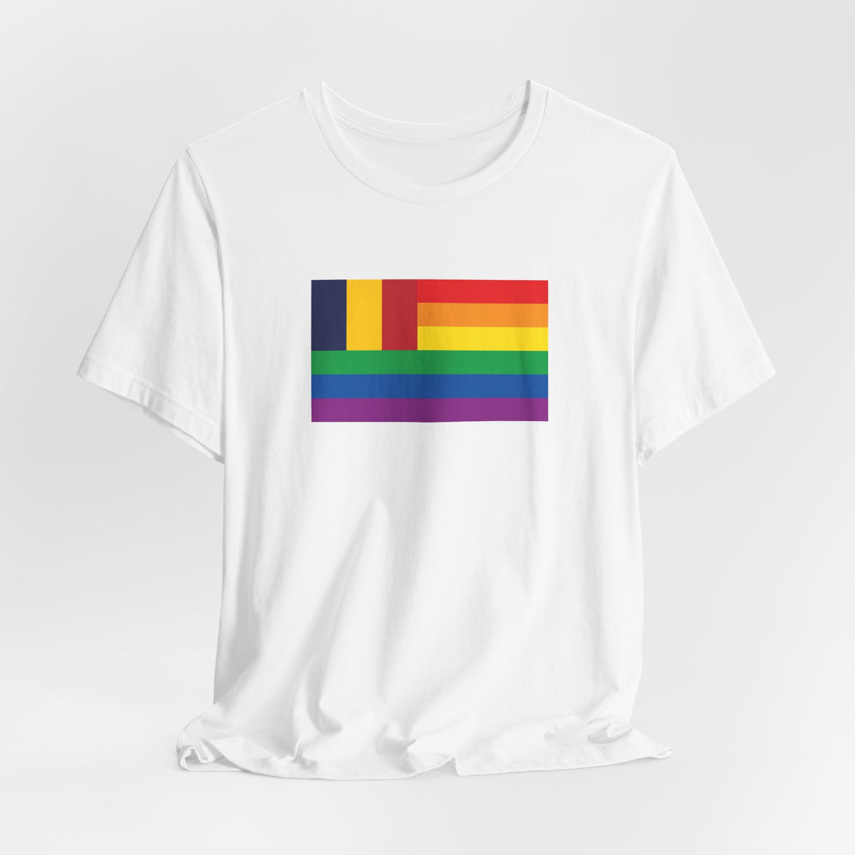 Chad Rainbow Pride Flag T-shirt, Several Color Options