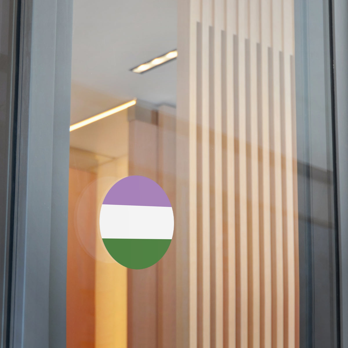 Genderqueer Pride Flag Vinyl Sticker
