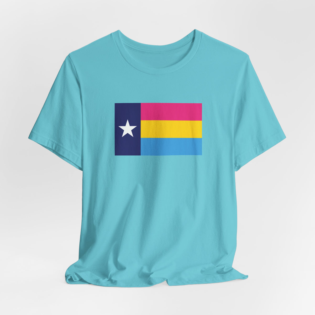 Texas Pansexual Pride Flag T-shirt, Several Color Options