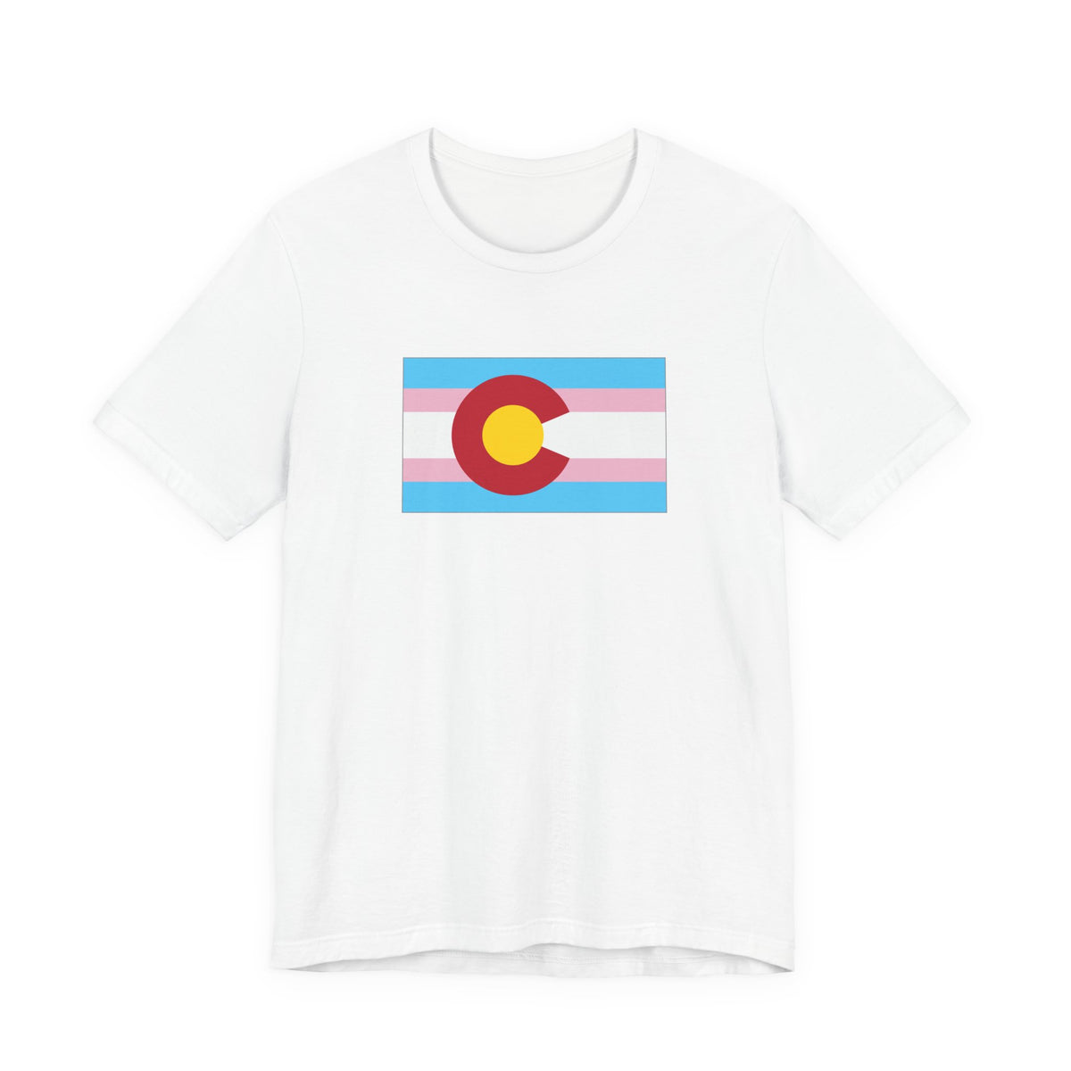 Colorado Transgender Pride Flag T-shirt, Several Color Options