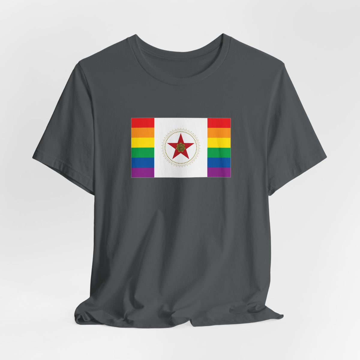 Birmingham, Alabama Rainbow Pride Flag T-shirt, Several Color Options