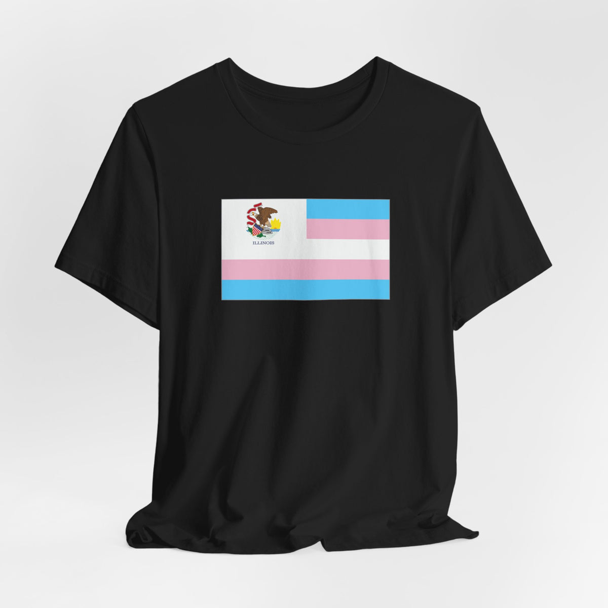Illinois Transgender Pride Flag T-shirt, Several Color Options