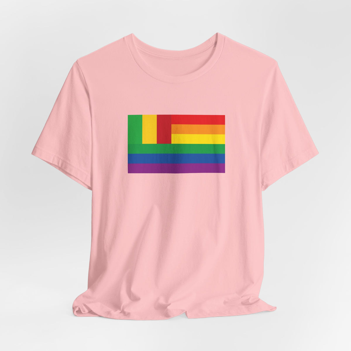 Mali Rainbow Pride Flag T-shirt, Several Color Options