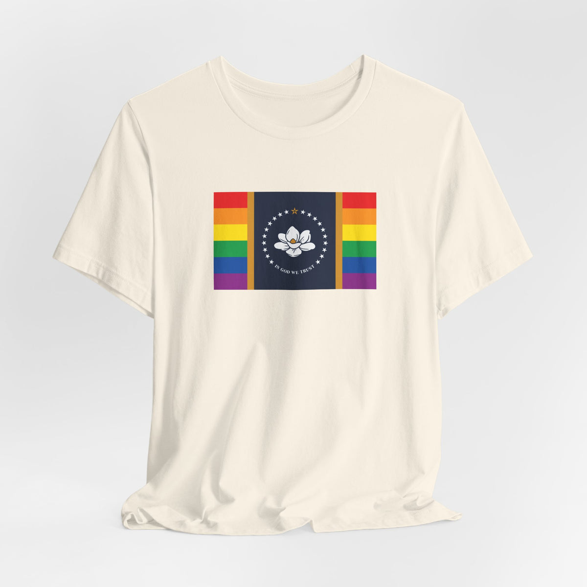 Mississippi Rainbow Pride Flag T-shirt, Several Color Options