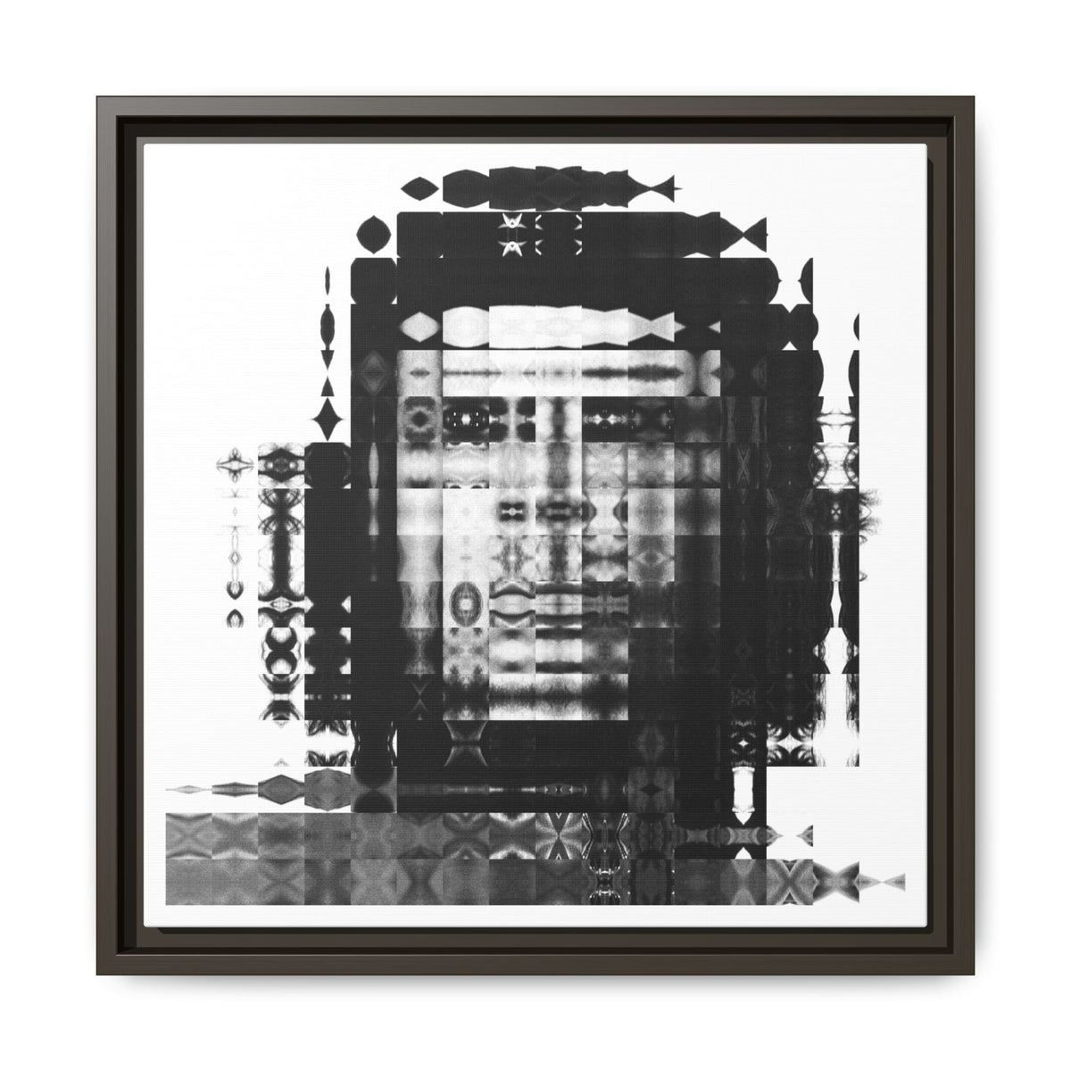 Iconic Revolutionary Che Guevera Abstract Portrait Collage Art, Matte Canvas, Framed (Multi-color options)