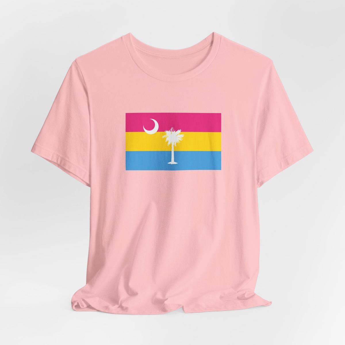 South Carolina Pansexual Pride Flag T-shirt, Several Color Options
