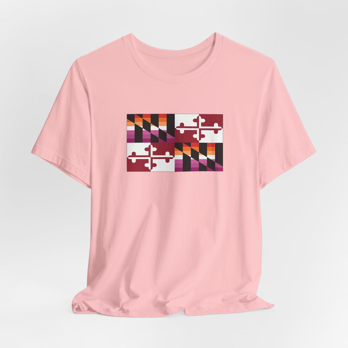 Maryland Lesbian Pride Flag T-shirt, Several Color Options