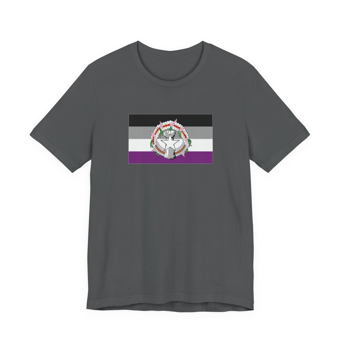 Northern Mariana Islands Asexual Pride Flag T-shirt, Several Color Options