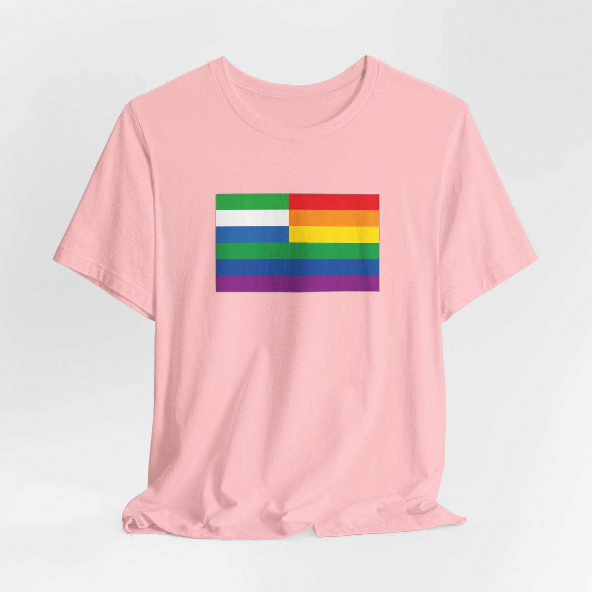 Sierra Leone Rainbow Pride Flag T-shirt, Several Color Options