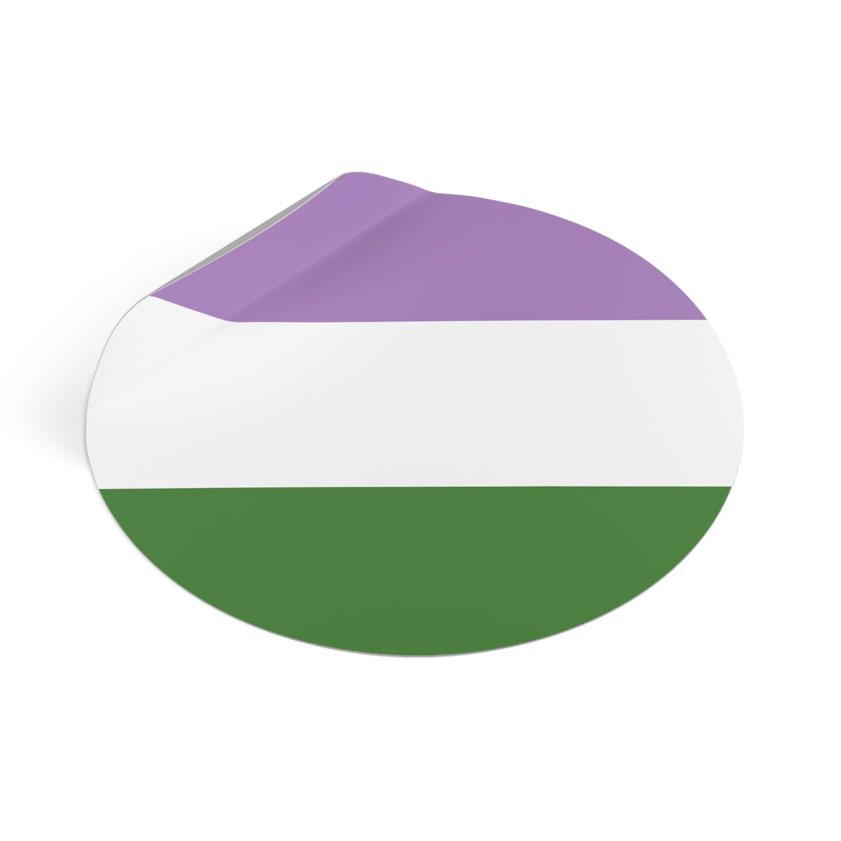 Genderqueer Pride Flag Vinyl Sticker