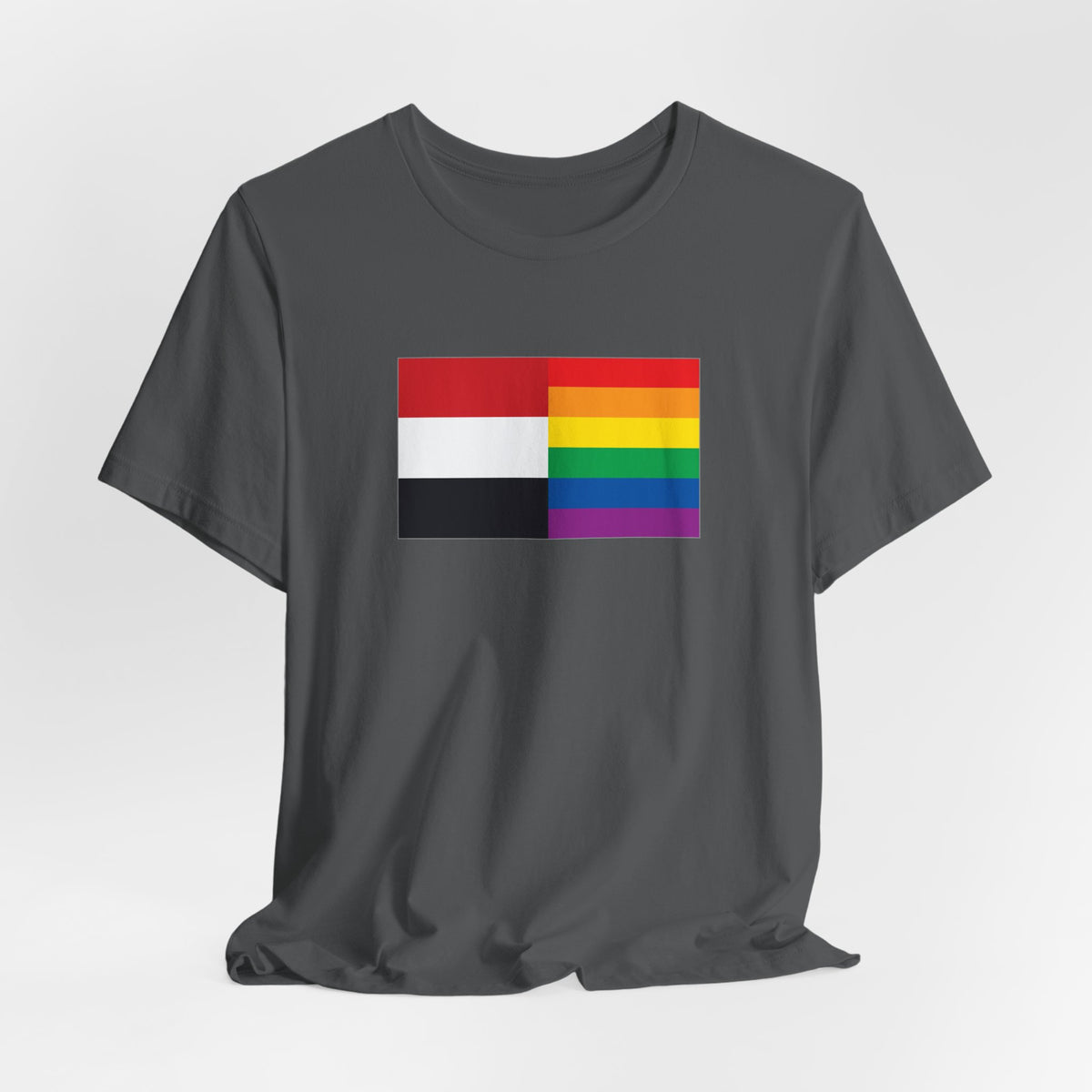 Yemen Rainbow Pride Flag T-shirt, Several Color Options