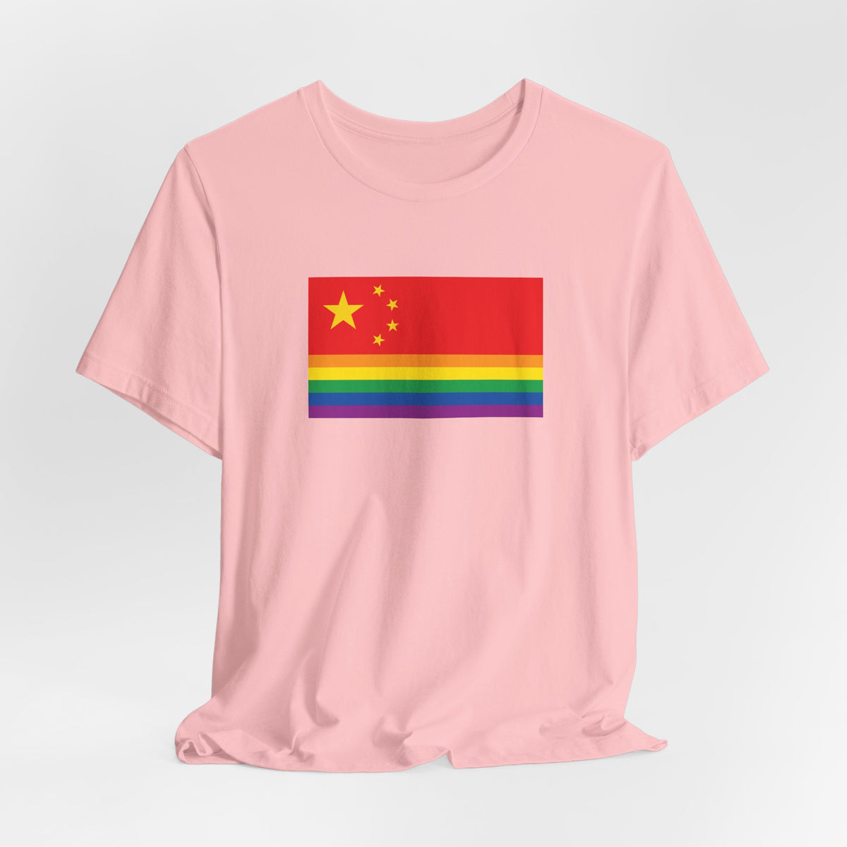 China Rainbow Pride Flag T-shirt, Several Color Options
