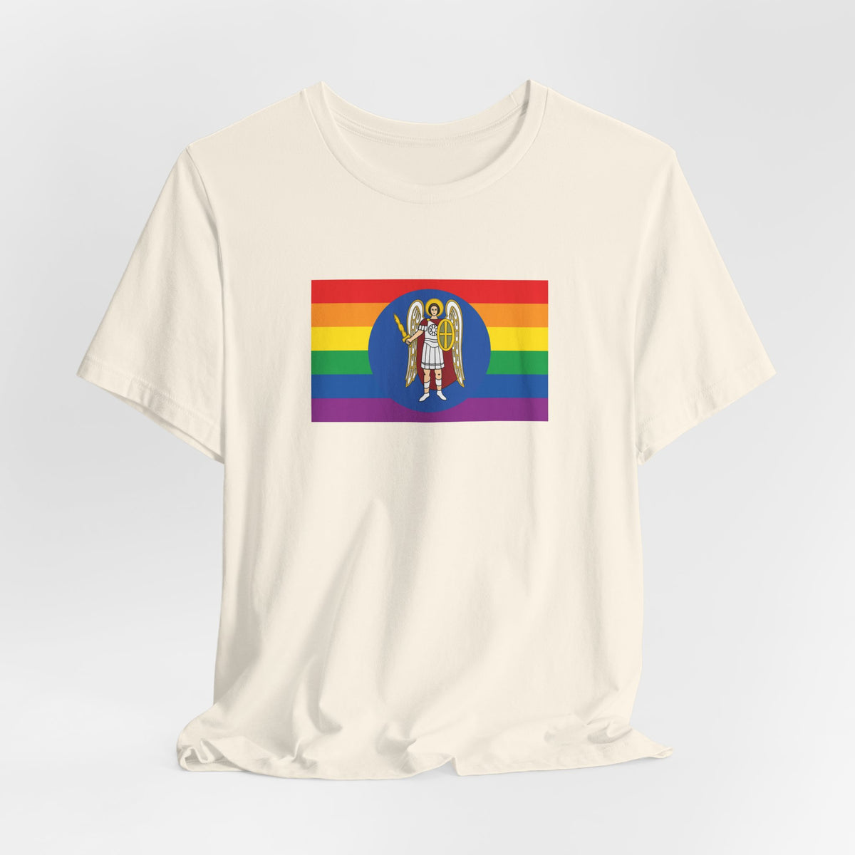 Kyiv, Ukraine Rainbow Pride Flag T-shirt, Several Color Options