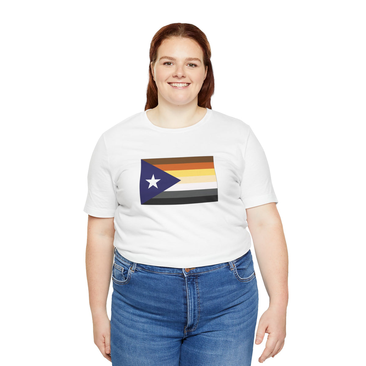 Puerto Rico Bear Pride Flag T-shirt, Several Color Options