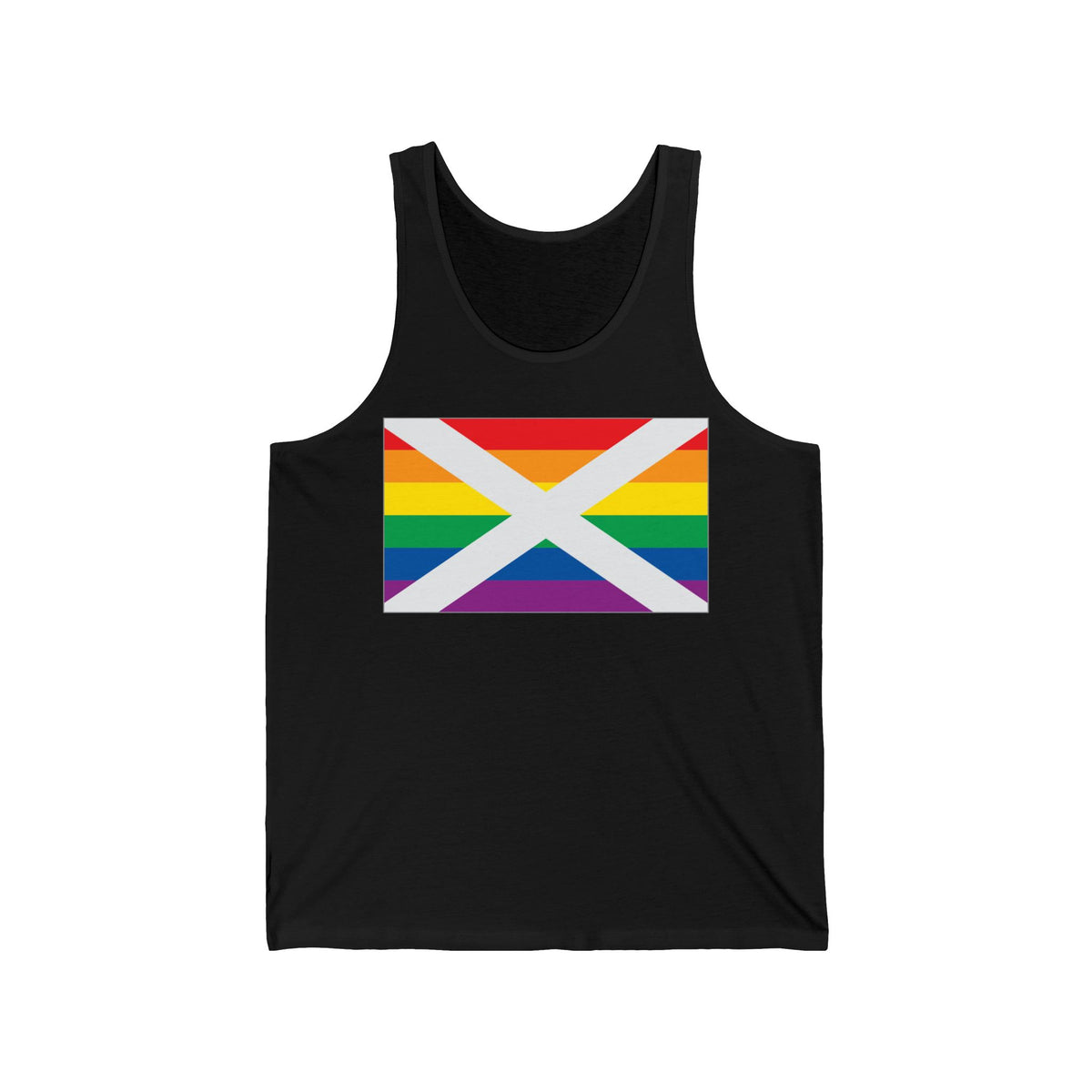 Alabama Rainbow Pride Flag Jersey Tank