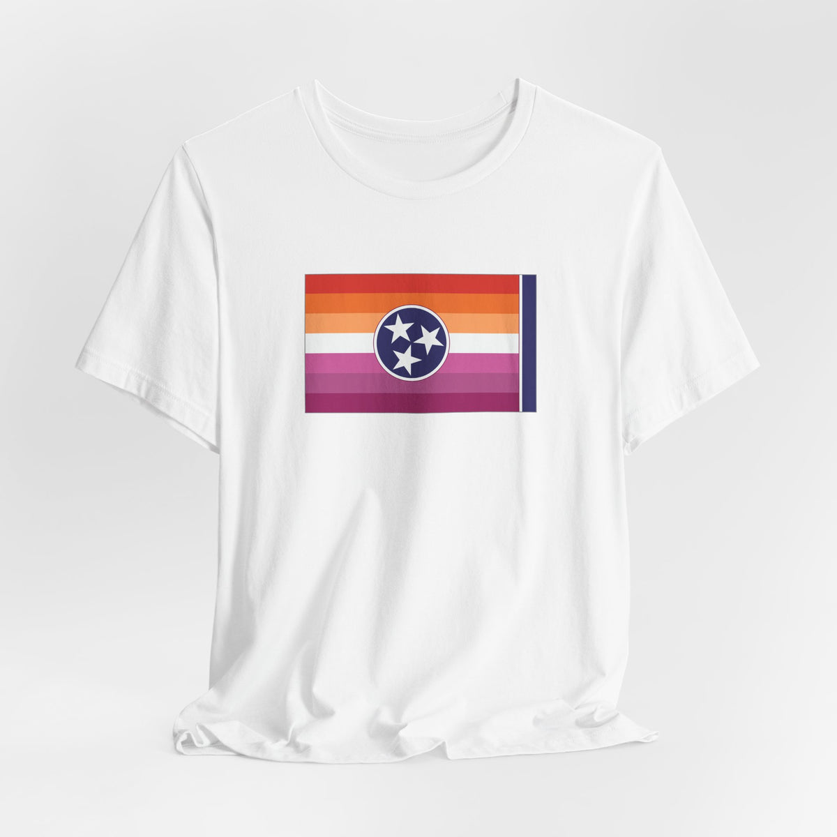 Tennessee Lesbian Pride Flag T-shirt, Several Color Options
